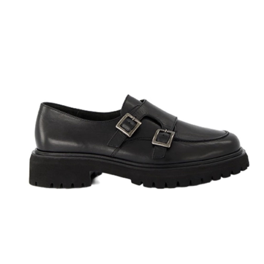 Platform Leather Loafer. In Box, Never Used